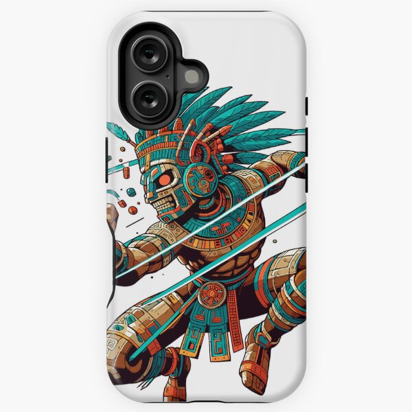Item preview, Aztec Warrior - Inca Maya Mayans designed and sold by Design Raptor.