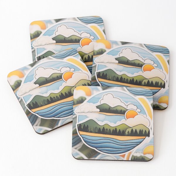 Item preview, Abstract Splendor: Vibrant Interpretations of Sun, Clouds, and Water (272) designed and sold by WASjourney.