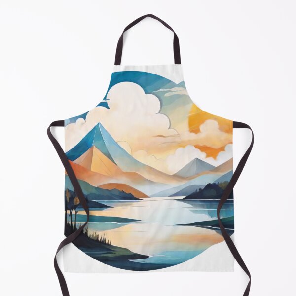 Item preview, Colorful Horizons: Abstract Landscapes Evoking Sun and Rivers (273) designed and sold by WASjourney.