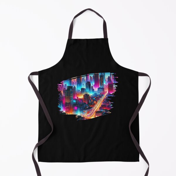 Item preview, Neon Pulse: The Vibrant Heart of the Metropolis designed and sold by ChromaticBlend.