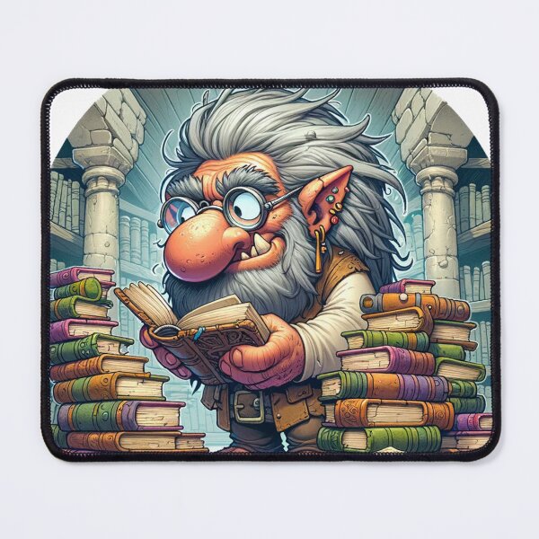 Item preview, Tome Keeper - Scholarly Gnome designed and sold by dungeonwarriors.
