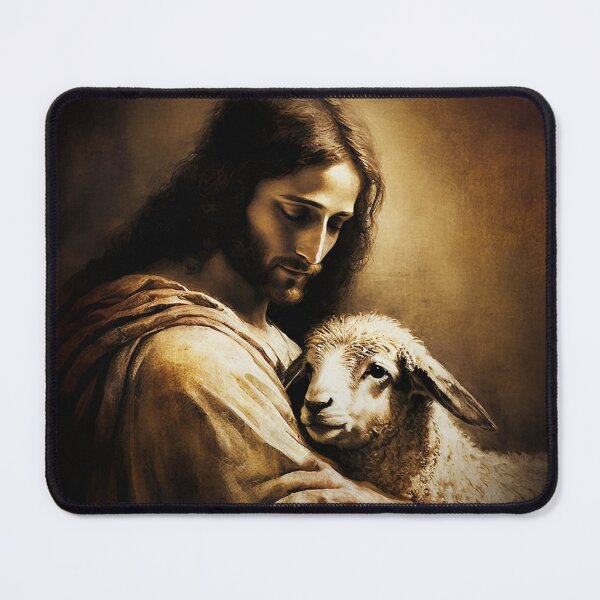 Item preview, Jesus as the lamb of God": Religious Art - Pencil Drawing Of Jesus designed and sold by Obinne.