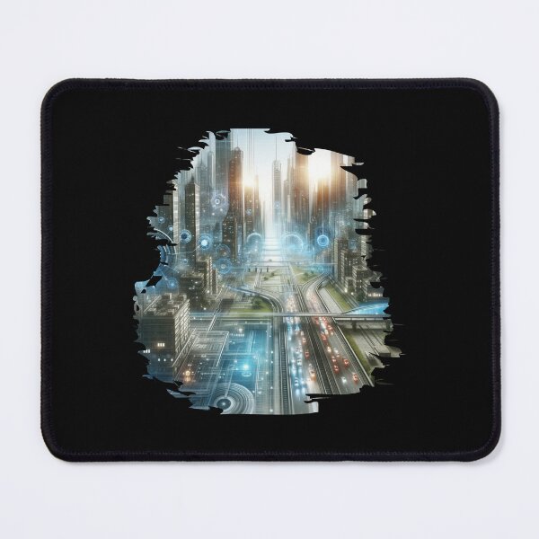Item preview, Futuristic Nexus: City at the Dawn of Tomorrow designed and sold by ChromaticBlend.