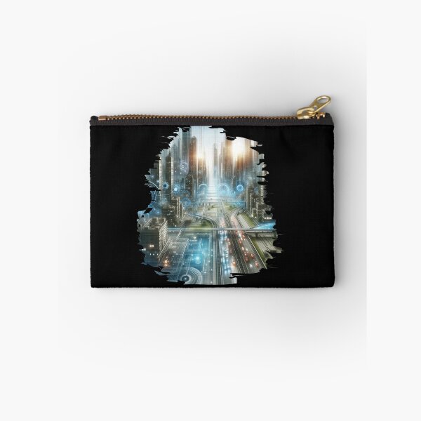 Item preview, Futuristic Nexus: City at the Dawn of Tomorrow designed and sold by ChromaticBlend.