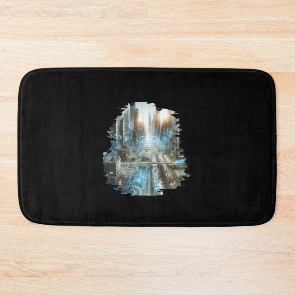 Item preview, Futuristic Nexus: City at the Dawn of Tomorrow designed and sold by ChromaticBlend.