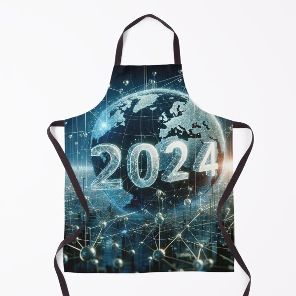 Item preview, Cyber Celebration: Welcoming 2024 in the Digital Realm designed and sold by FIYARO.