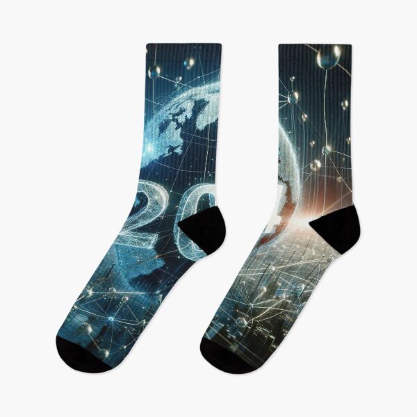 Item preview, Cyber Celebration: Welcoming 2024 in the Digital Realm designed and sold by FIYARO.