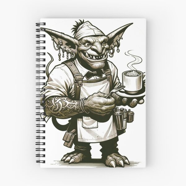 Item preview, Brewmaster Goblin - The Coffee Conjurer designed and sold by dungeonwarriors.