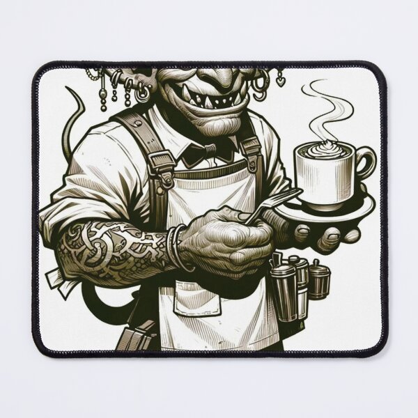 Item preview, Brewmaster Goblin - The Coffee Conjurer designed and sold by dungeonwarriors.