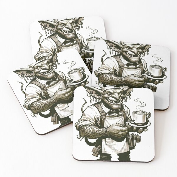 Item preview, Brewmaster Goblin - The Coffee Conjurer designed and sold by dungeonwarriors.