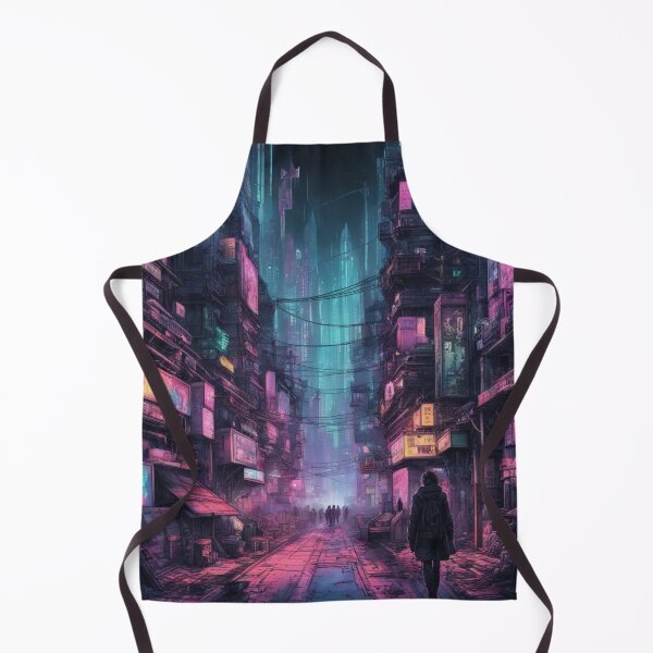 Item preview, Cyberpunk City, Cityscape, Dystopian  designed and sold by Burn-Ego.