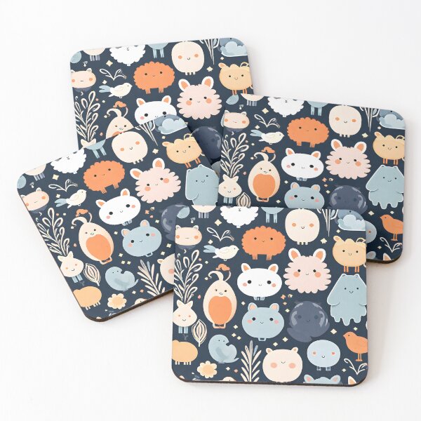 Item preview, cute animal pattern designed and sold by qoaqja.