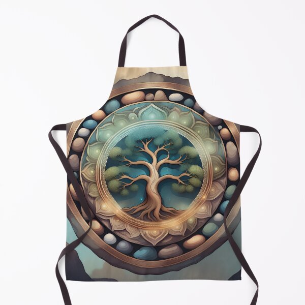 Item preview, Mandala del árbol de la armonía celestial designed and sold by SpiritualManda.