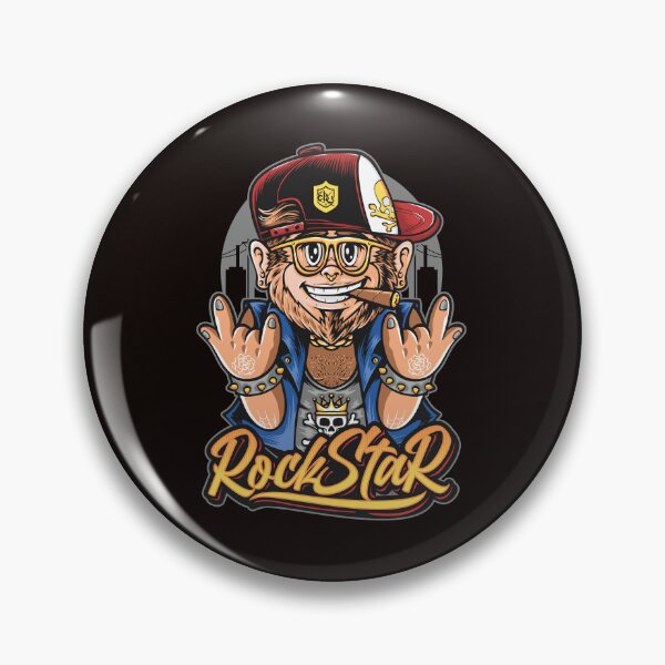Item preview, RockStar Monkey designed and sold by Habib79in.