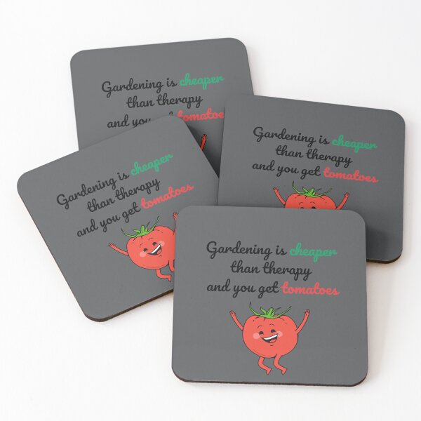 Item preview, Gardening is cheaper than therapy and you get tomatoes designed and sold by ShopWearInspire.