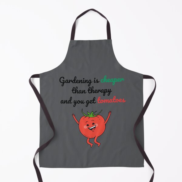 Item preview, Gardening is cheaper than therapy and you get tomatoes designed and sold by ShopWearInspire.