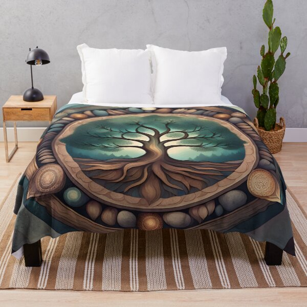 Item preview, Sacred Circle of Nature Mandala designed and sold by SpiritualManda.