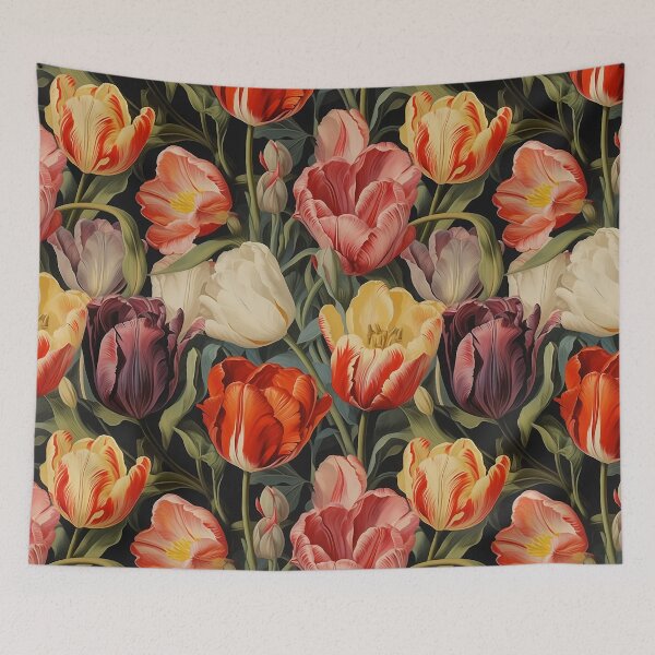 Item preview, Vintage Tulip Flowers Pattern designed and sold by DiGi007.