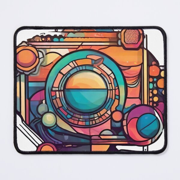 Item preview, Exploring Abstract Geometric Shapes: A Visual Symphony (274) designed and sold by WASjourney.