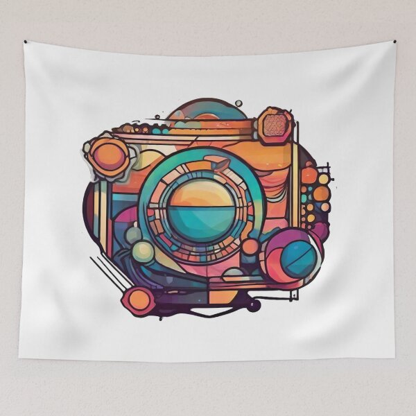 Item preview, Exploring Abstract Geometric Shapes: A Visual Symphony (274) designed and sold by WASjourney.
