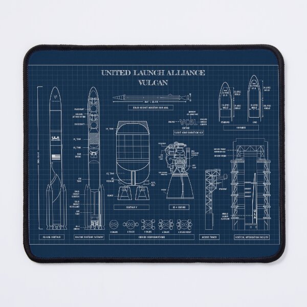 Item preview, ULA: Vulcan (Navy-Horizontal) designed and sold by BGALAXY.