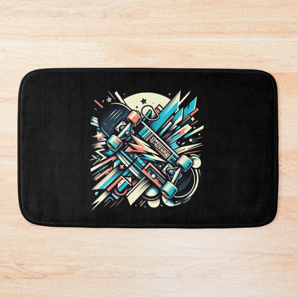Item preview, Velocity on Deck: A Skateboard's Abstract Flight designed and sold by ChromaticBlend.
