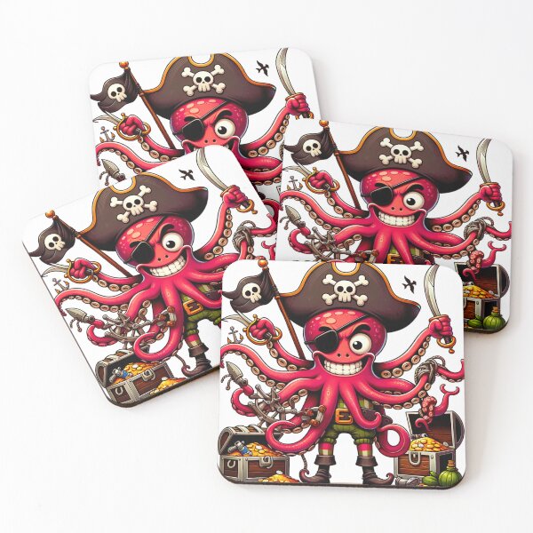 Item preview, Octo-Pirate - Buccaneer of the Seven Seas designed and sold by dungeonwarriors.