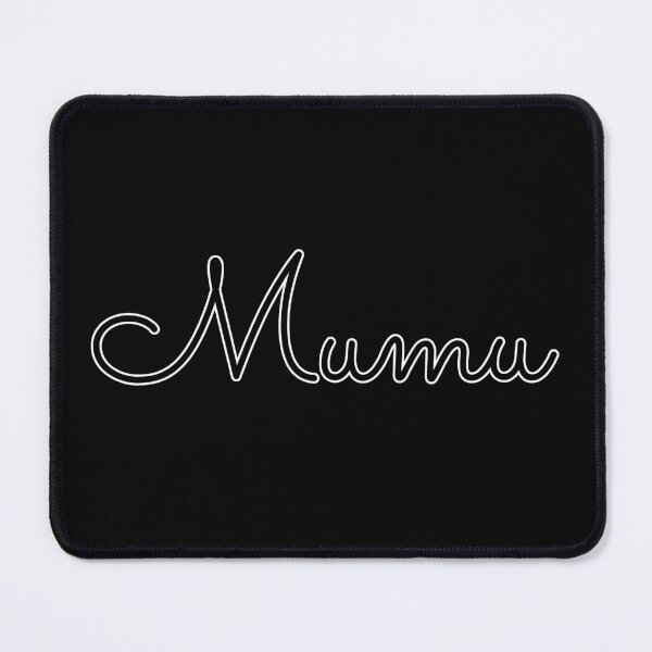 Item preview, Writing Mumu Name Label (Black) designed and sold by NormadWorld.