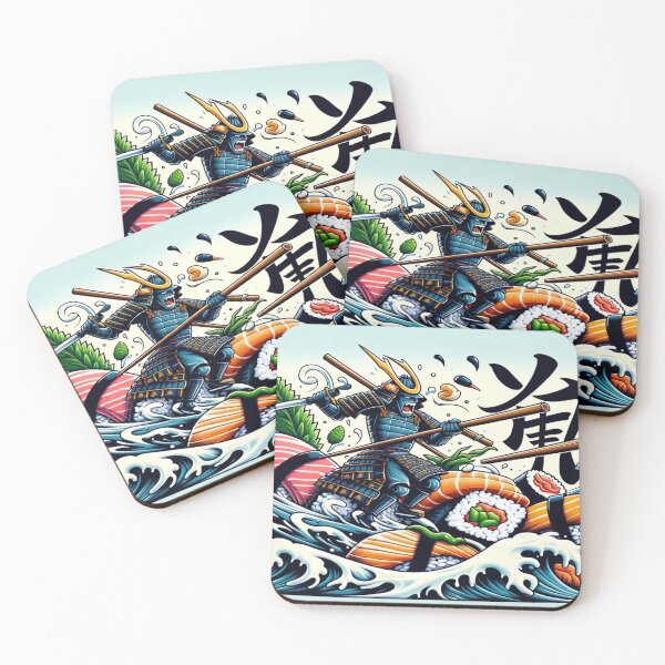 Item preview, "Samurai Sushi Surf" designed and sold by CanvasLady.