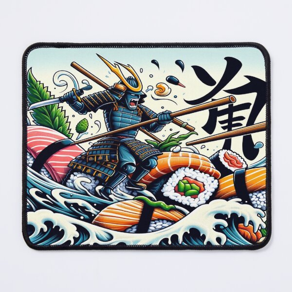 Item preview, "Samurai Sushi Surf" designed and sold by CanvasLady.