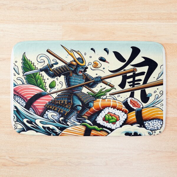 Item preview, "Samurai Sushi Surf" designed and sold by CanvasLady.
