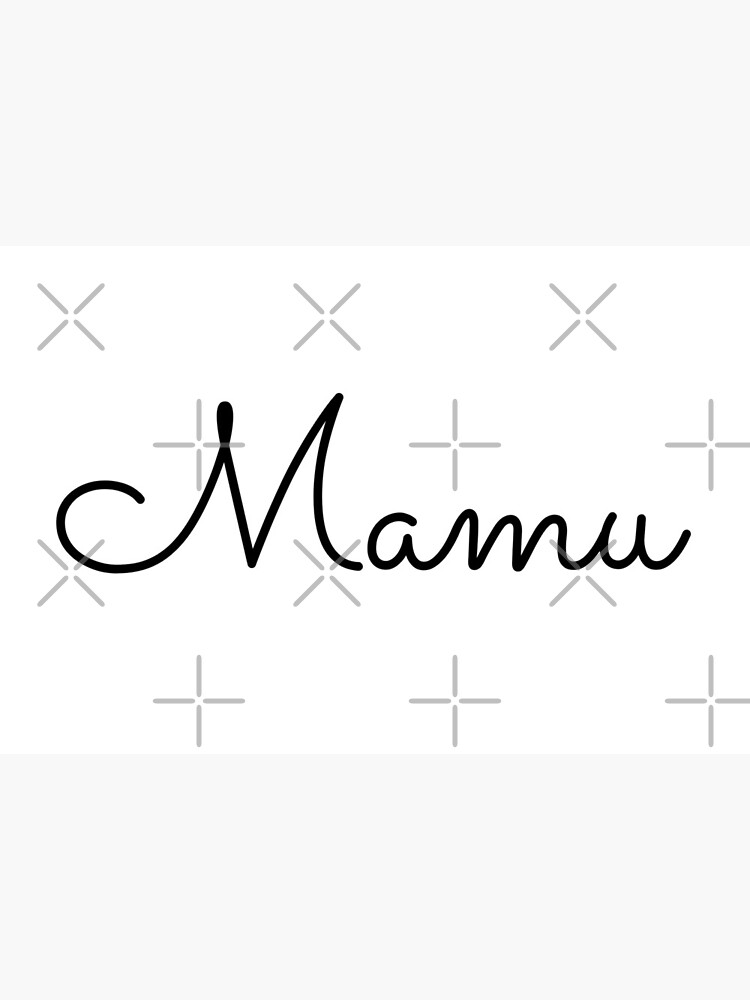 Writing Mamu Name Label