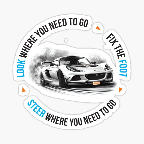 Oversteer Recovery Sticker