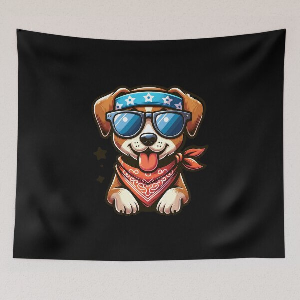 Item preview,  Cool Canine: The Stylish Pup with Attitude designed and sold by ChromaticBlend.