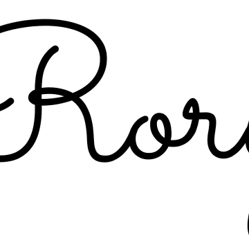 Artwork thumbnail, Writing Rory Name Label by NormadWorld