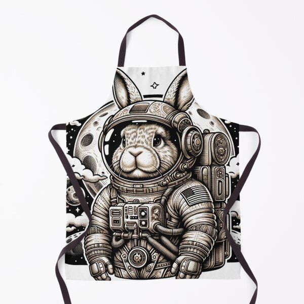 Item preview, Lunar Hopper - Astronaut Rabbit designed and sold by dungeonwarriors.