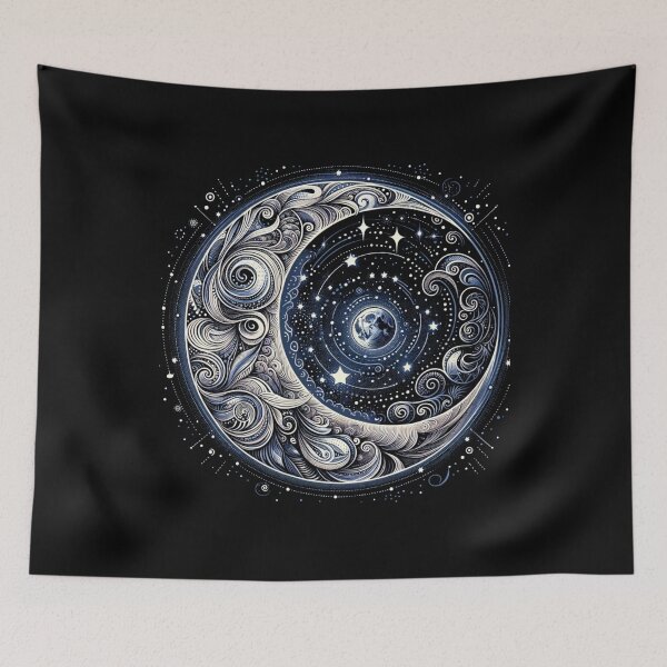 Item preview, Cosmic Dance: The Swirl of Galactic Harmony" designed and sold by ChromaticBlend.