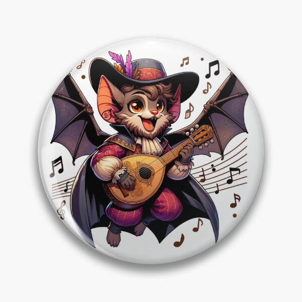 Item preview, Melodic Wings - Bard Bat designed and sold by dungeonwarriors.