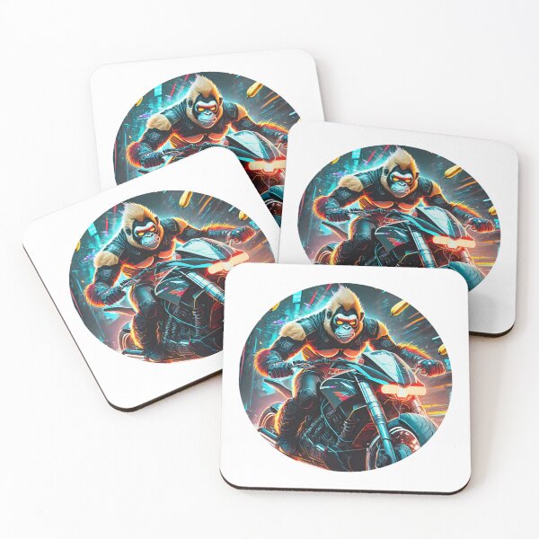 Item preview, Gorilla on a Motorcycle designed and sold by BADESIGNZZ.