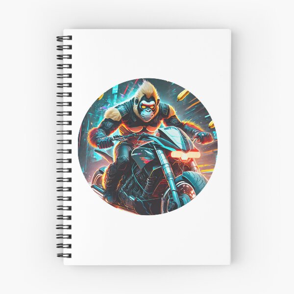 Item preview, Gorilla on a Motorcycle designed and sold by BADESIGNZZ.