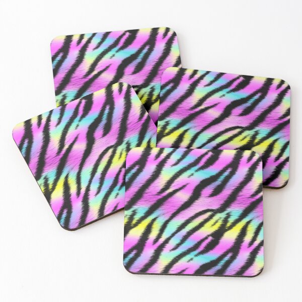 Item preview, Neon Seamless Tiger Stripes Fur Print Pattern. Cool 1980s retro Tiger stripe Seamless Pattern designed and sold by ChattanoogaTee.