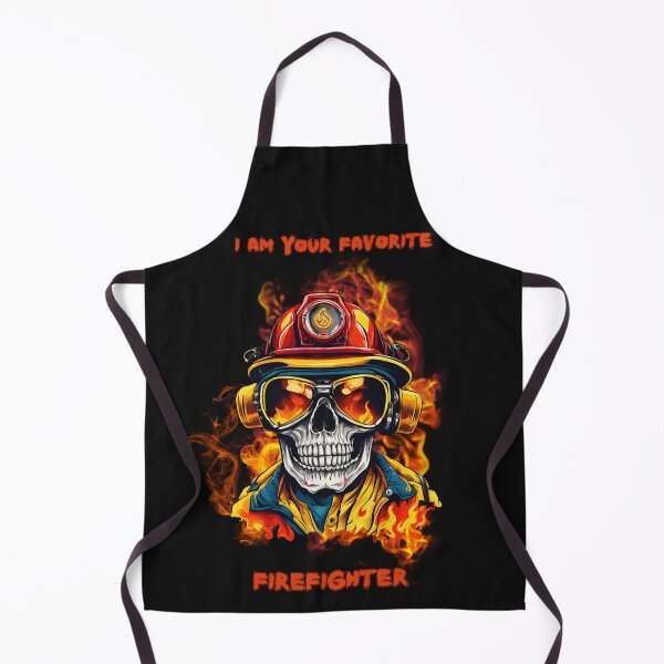 Item preview, Firefighter skull designed and sold by RosaArte.