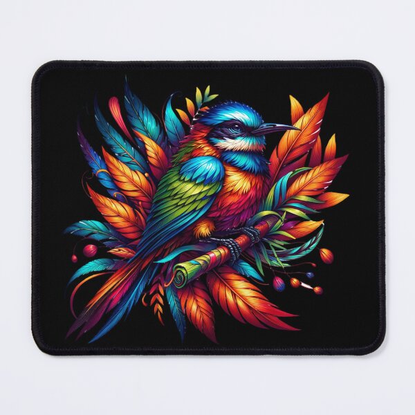 Item preview, Vivid Plumage: A Spectrum of Feathered Grace designed and sold by ChromaticBlend.