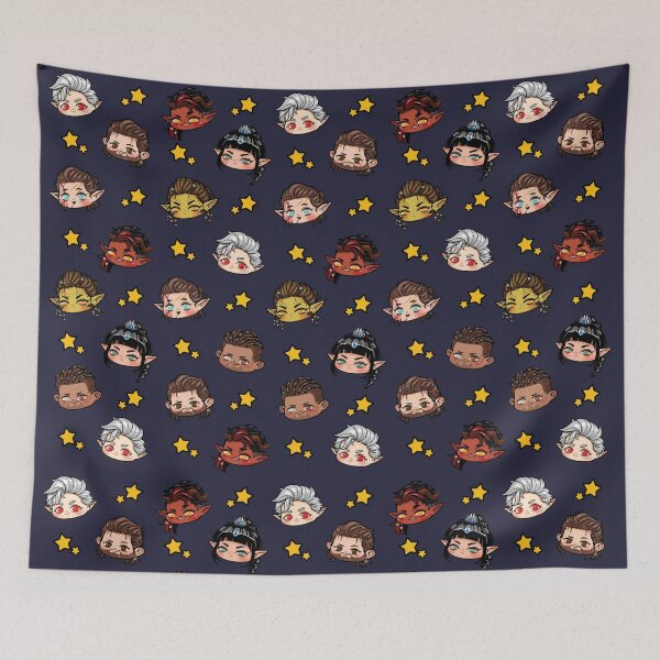 Item preview, Baldur's Gate 3 Companions (Navy) designed and sold by Kino Art.