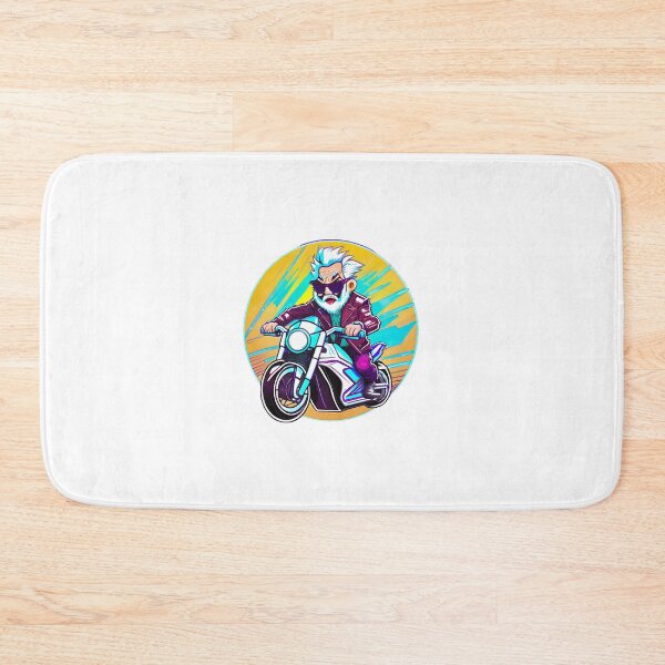Item preview, Grandpa on a Motorcycle designed and sold by BADESIGNZZ.