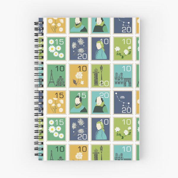 Item preview, Cute Postage Stamps Pattern designed and sold by kapotka.