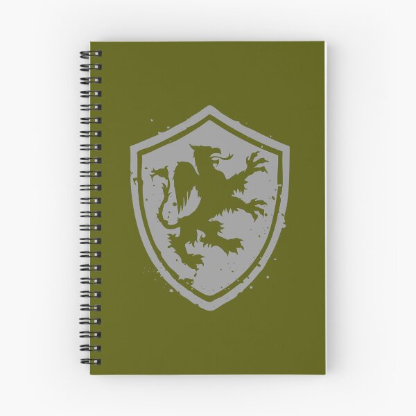 Item preview, Heraldic griffin standing on its hind legs on an Old French diamond-shaped shield designed and sold by VugArtShop.