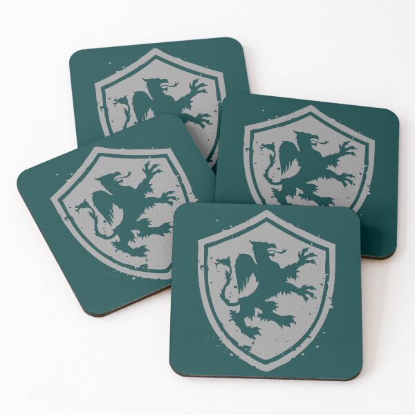 Item preview, Heraldic griffin standing on its hind legs on an Old French diamond-shaped shield designed and sold by VugArtShop.