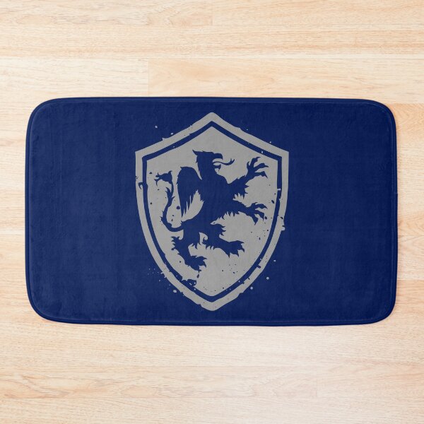 Item preview, Heraldic griffin standing on its hind legs on an Old French diamond-shaped shield designed and sold by VugArtShop.