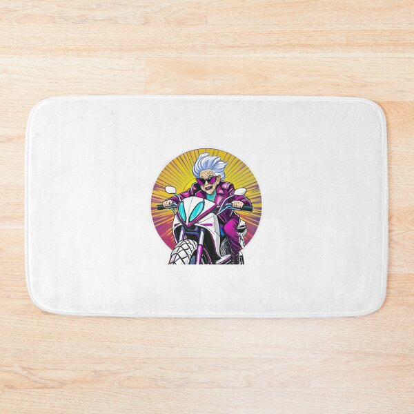 Item preview, Grandma on a Motorcycle designed and sold by BADESIGNZZ.
